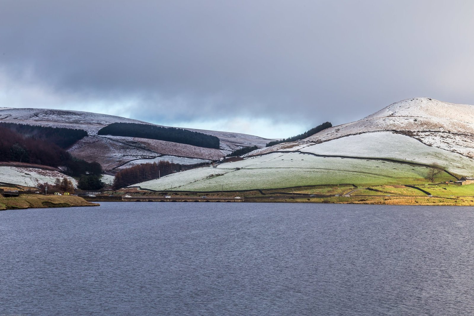 walk through snow covered trails
