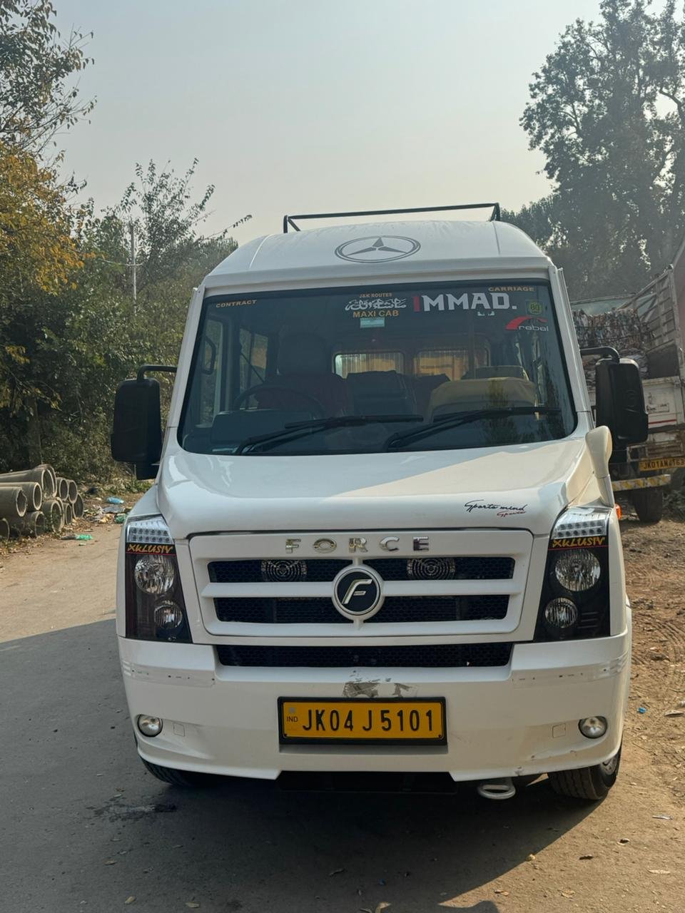 A tempo traveller for 7 to 8 memmbers